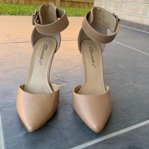 Nude Pointy Heels Pumps 6